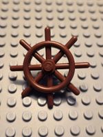 Lego Steuerrad Schiff (4790) rotbraun