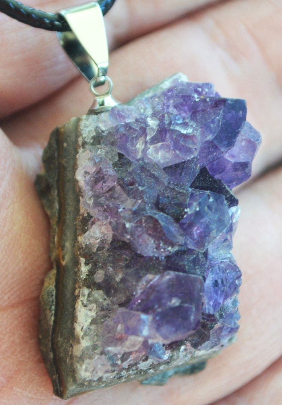 Ketten: Halskette D-436 – Amethyst Cluster – Neu und originalverpackt aus Goldiwil (Thun) von han_v5b7 1