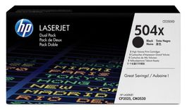 HP CE250XD - 504X Tonerkartusche schwarz Doppelpack