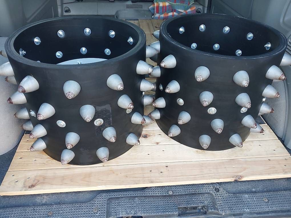 Pneumatici & Ruote complete: Flexispikes stachelräder Mullis Rapid Motormäher – Usato da Reichenburg venduto da berlingo92