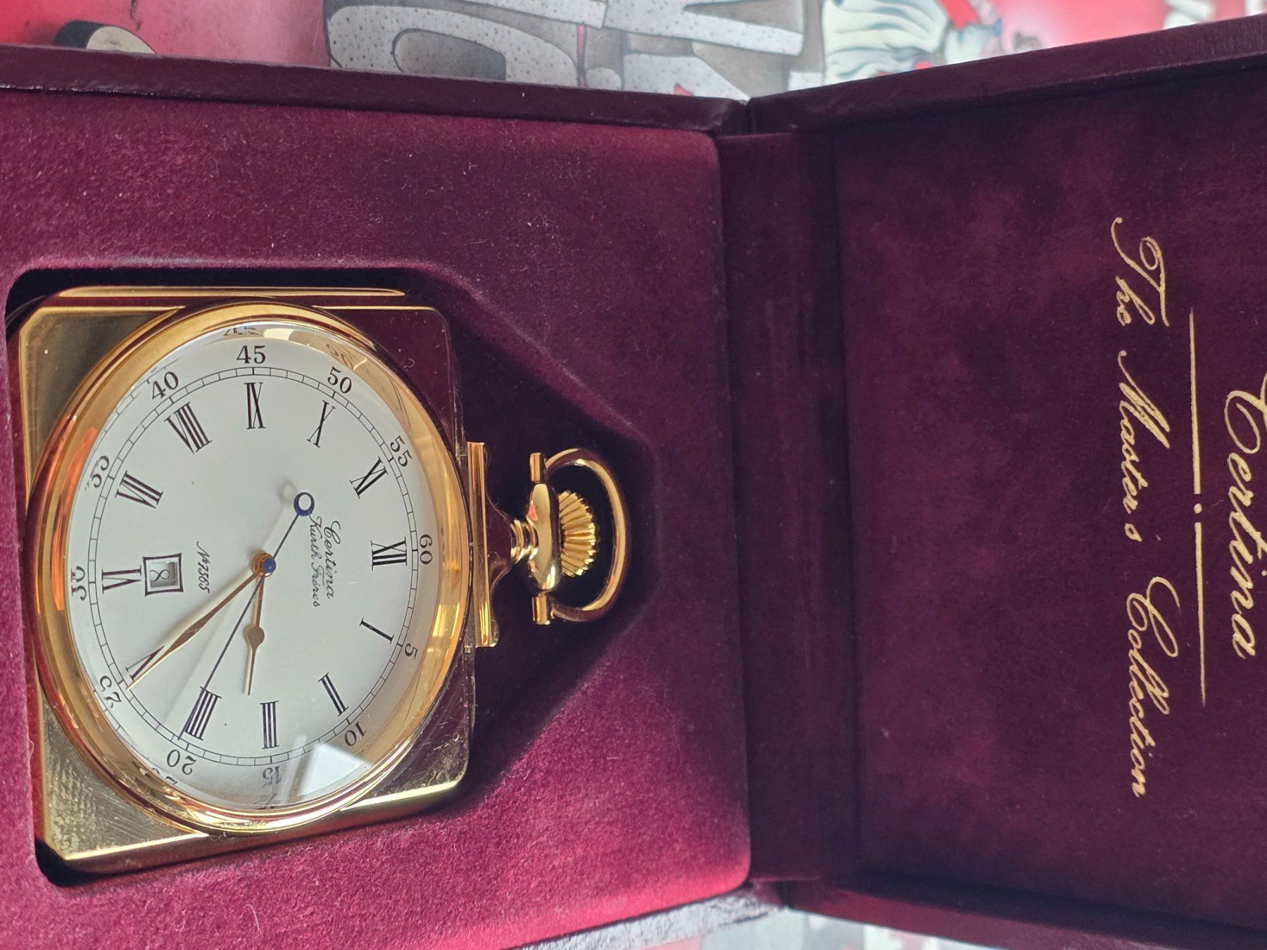 Certina Orologi: Certina Kurth Freres ABB Tischuhr mit Box – Usato da Muri AG venduto da Corredor 2