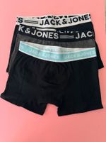 JACK & JONES, Boxershorts, Grösse S, 3 Stück Schwarz/Grau