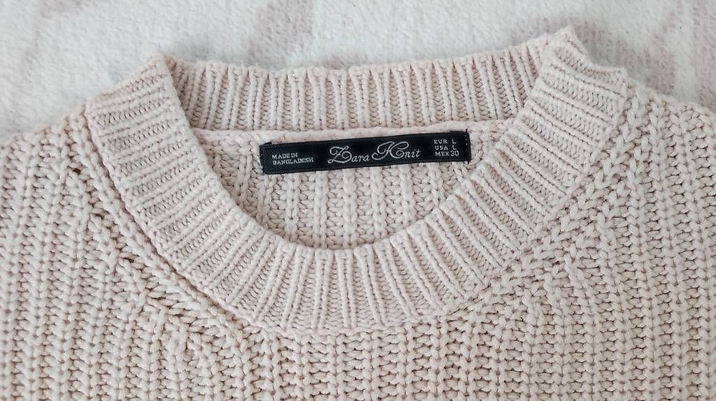 Zara Maglioni & Felpe: Zara Knit Beige Pullover Kurzarm – Usato da Sempach Station venduto da Szizi 1
