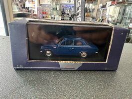 Troféu 1:43 Ford Escord 1300 GT Royal Blue 1968