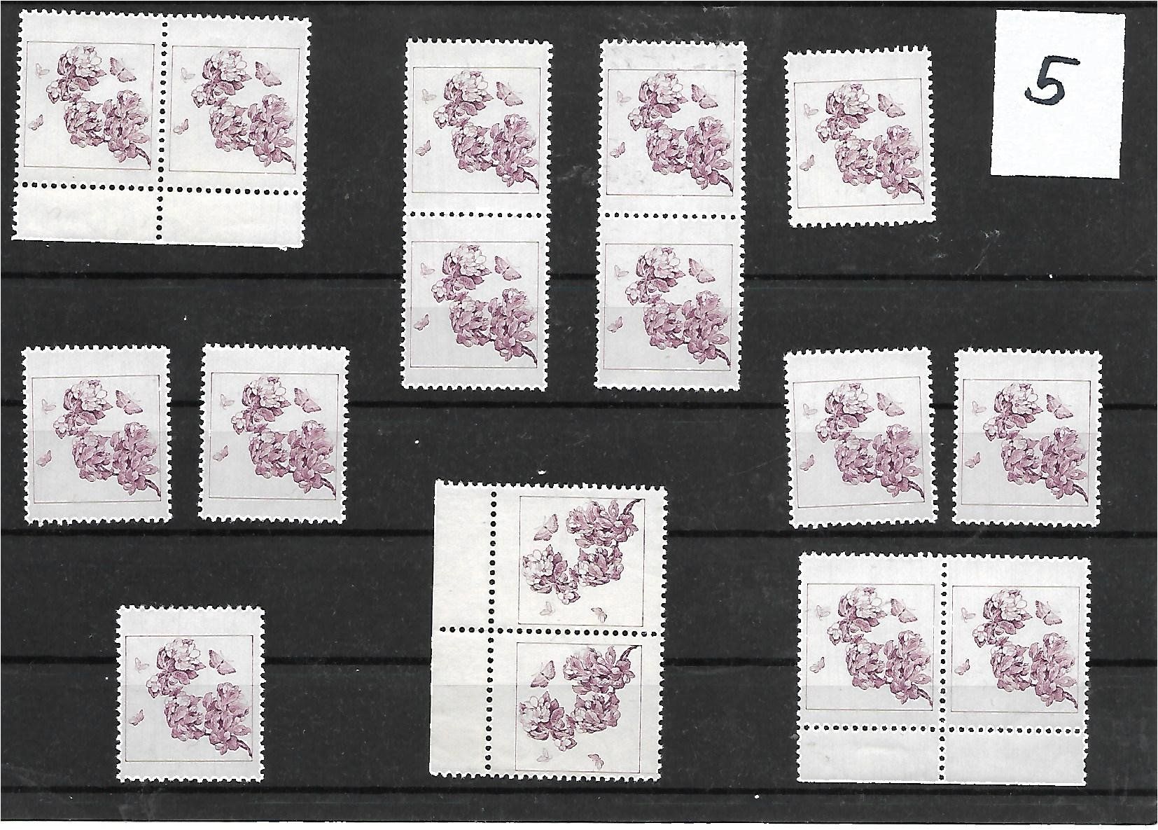 Alle Briefmarken: 1951 : Versuchs-Drucke Sammlung mit 114 Marken – Neu (gemäss Beschreibung) aus Reinach BL von eiche419 4