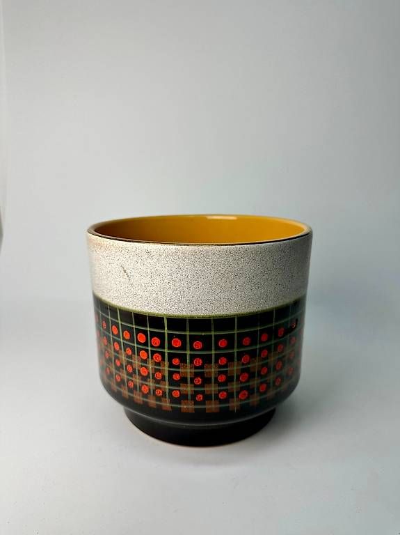 Vasi per fiori: Cache pot vintage en céramique Scheurich – Nuovo (secondo la descrizione) da Lausanne venduto da subermarket