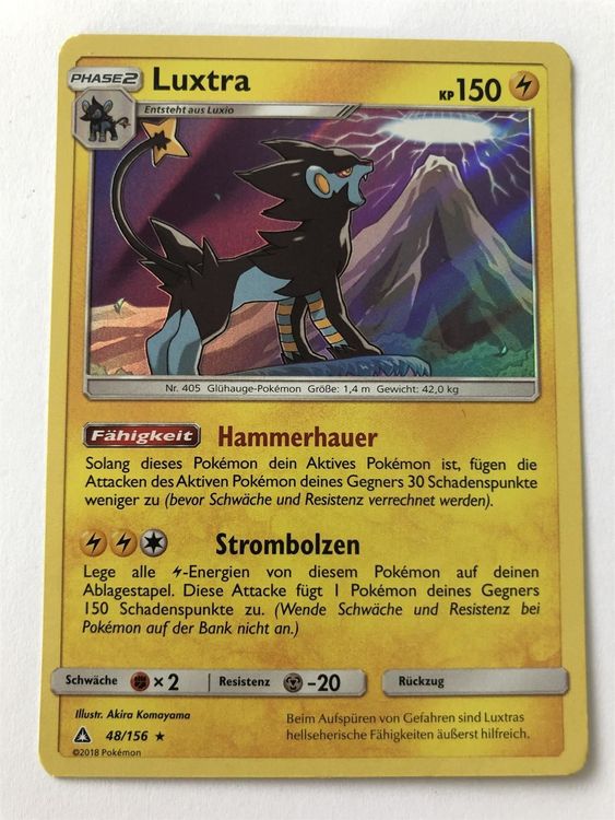 Luxtra - Reverse Holo - Pokemon TCG (Neu (gemäss Beschreibung)) in ...