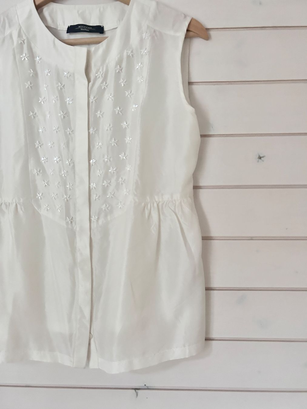 Max Mara Top: Weekend Max Mara Seidenbluse - Gr. S – Usato da Illnau venduto da Monkky 5