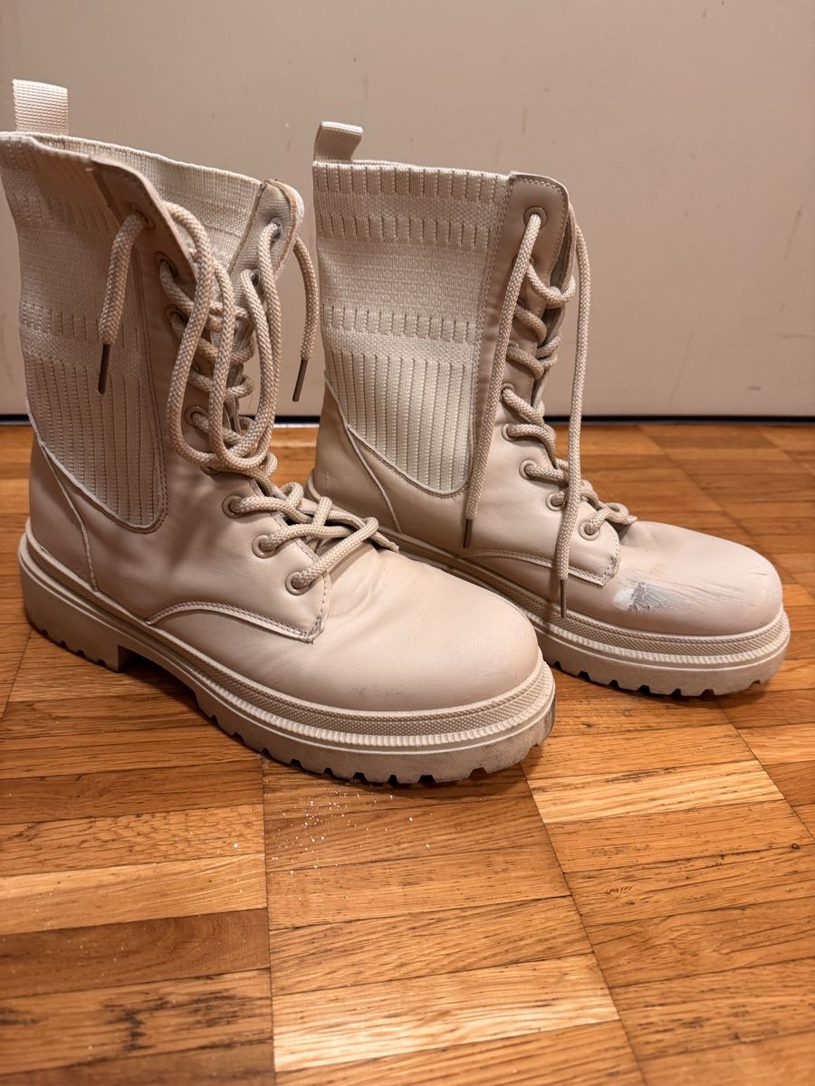 Chaussures femmes: Bottes beiges, taille 41 – D'occasion à Boudry par jul_l9mr 1