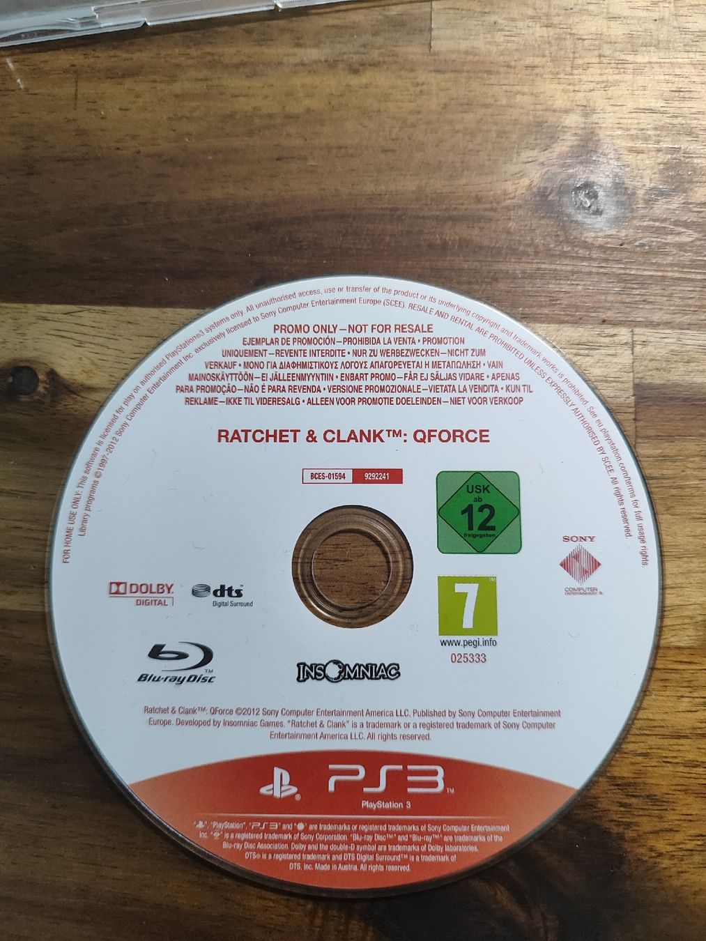 Sony Giochi: Jeu PS3 Ratchet & Clank: QForce promo – Usato da Vétroz venduto da mrcl01 1