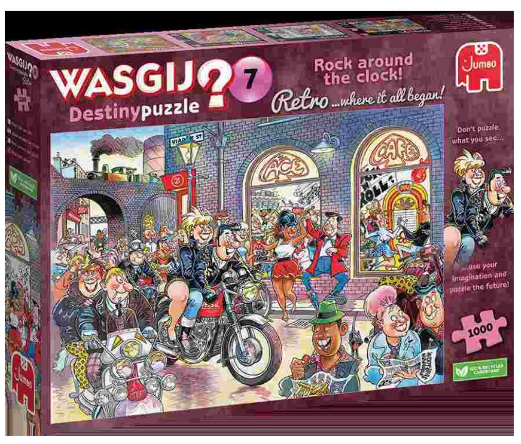 Wasgij Puzzles: Wasgji D7 Rock around the clock – Neu und originalverpackt aus Dagmersellen von FBM-Bacheli