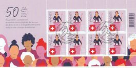 CH Briefmarken Lot Kleinbogen gestempelt 2011