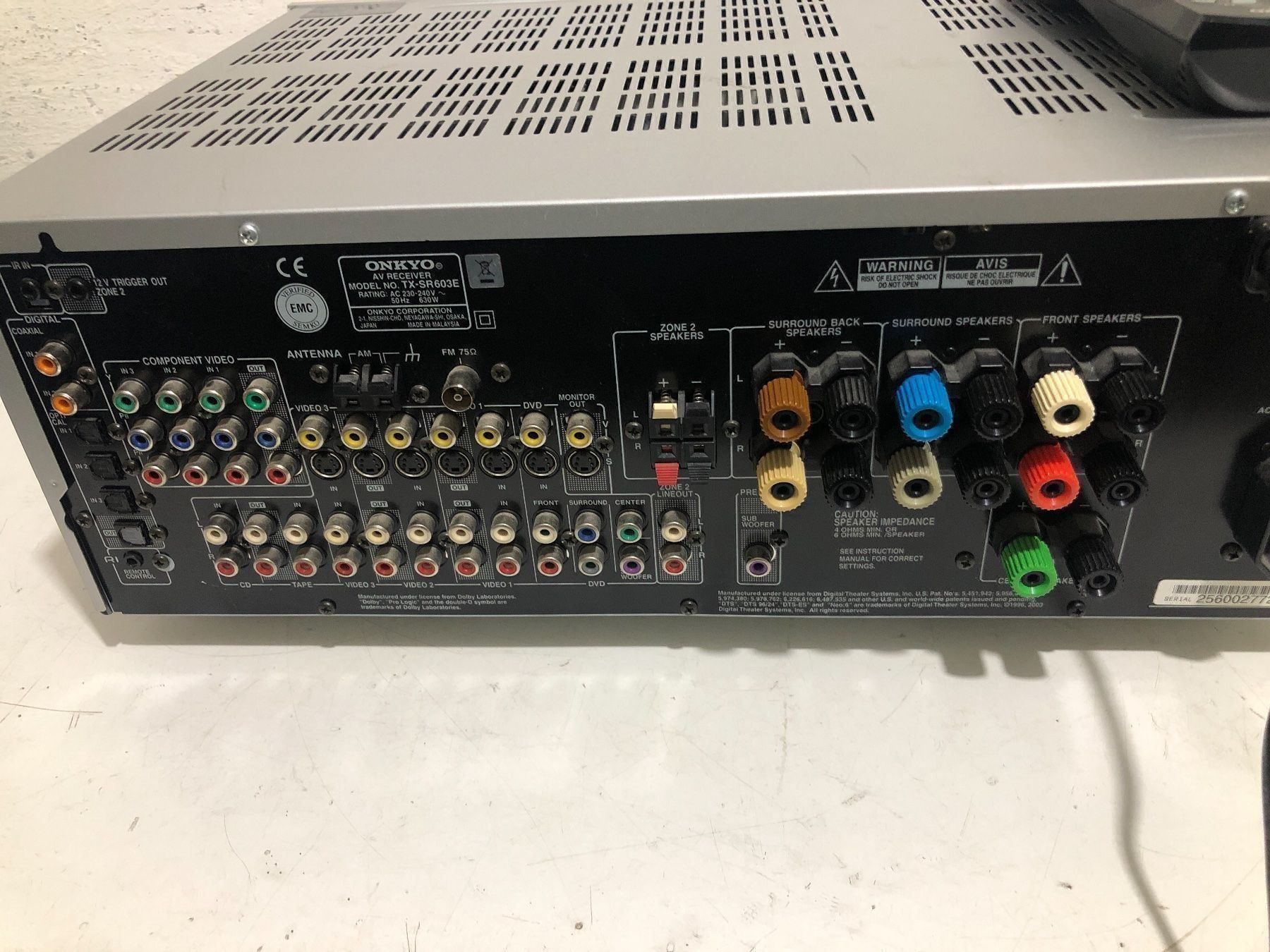 Onkyo Ricevitori: Onkyo TX-SR603E  7,1 Receiver – Usato da Biel-Bienne venduto da alos07 5