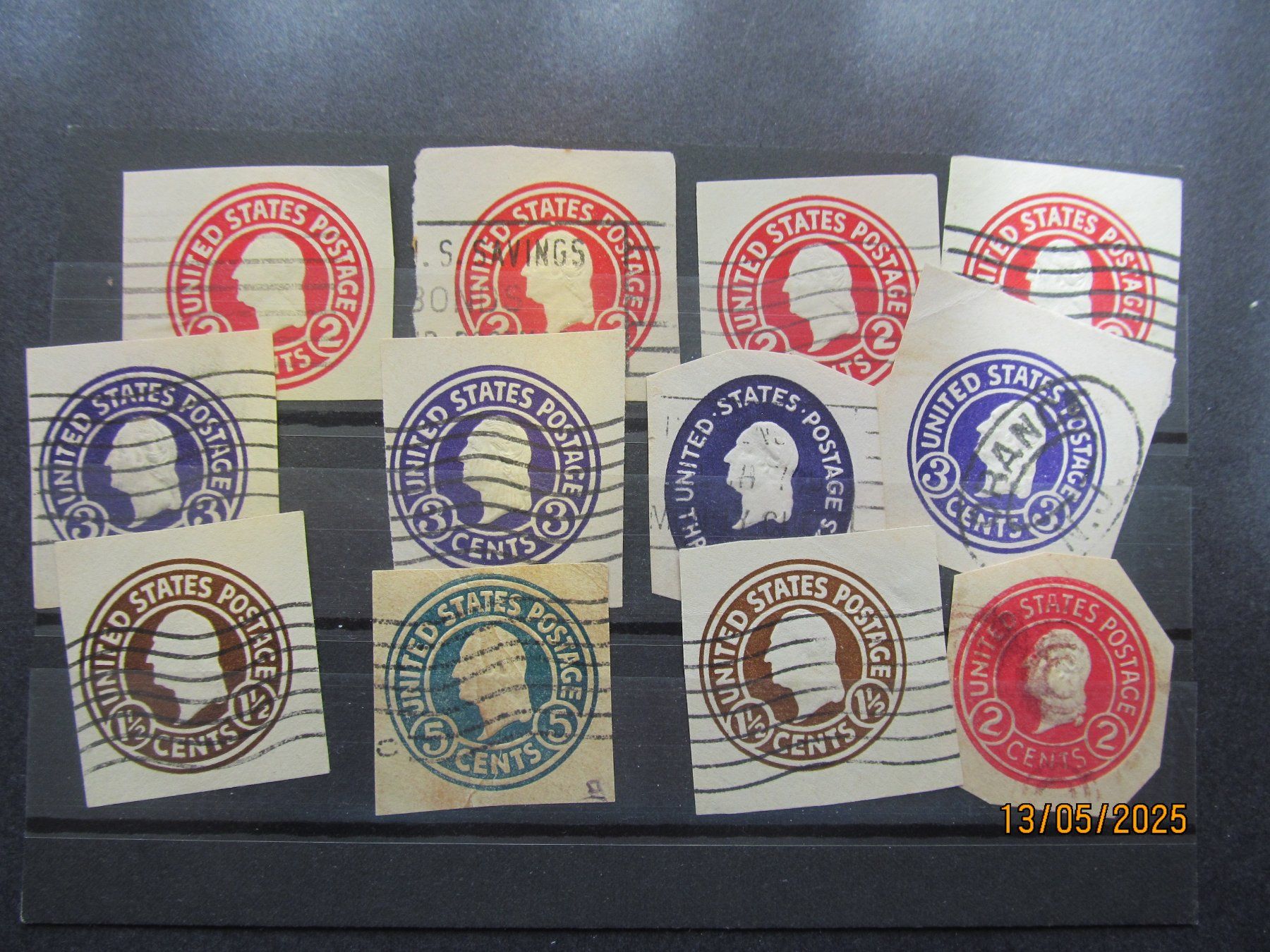 Alle Briefmarken: USA  Sammlung  lt. Abildungen  auf Sreckkarten – Gebraucht aus Hergiswil NW von Panda1990 3