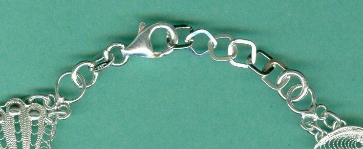 Bracciali & Braccialetti: Silber 925 Filigran Armkette – Usato da Chur venduto da omonia 1