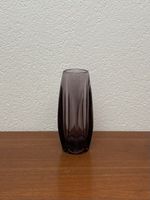 70er Design Pressglas Vase DDR Glasvase violett vintage