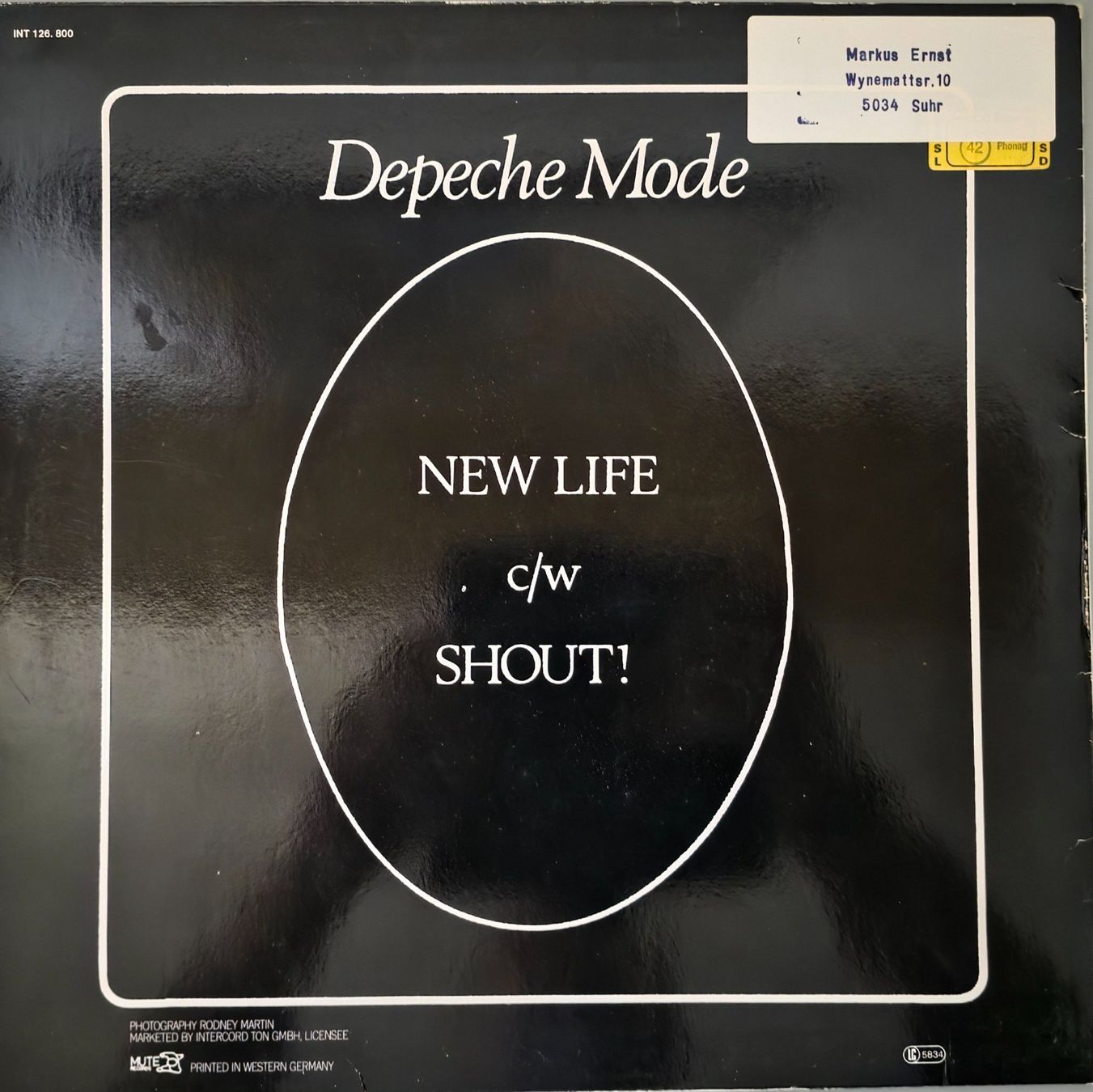 Dischi in vinile: Depeche Mode Maxi-Single – New Life – Usato da Root venduto da atelier22 1