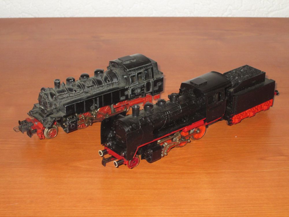 Locomotive à Vapeur Gützold HO DR BR 03.1020.1, époke 4, Analogique, Noire/rouge