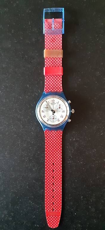 Orologi: Swatch Chrono "JFK" 1991 – Usato da Bevaix venduto da tor_5z8m