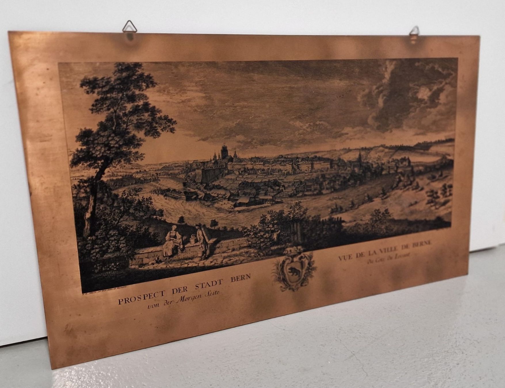 Foto & Immagini: Messingbild Stadt Bern – Usato da Belp venduto da mikemaru