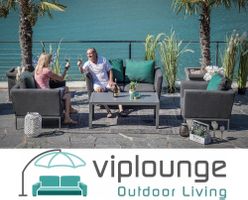 Sofa Outdoor Sunbrella Stoff Anthrazit