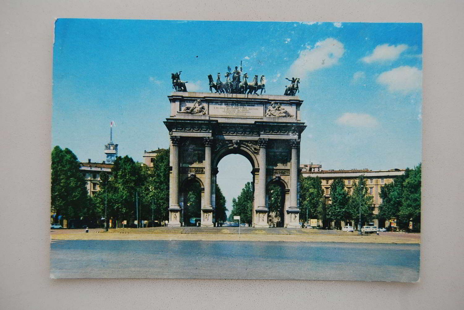 Cartoline postali: AK Milano - Arco della Pace – Usato da Rüfenacht BE venduto da Toro06
