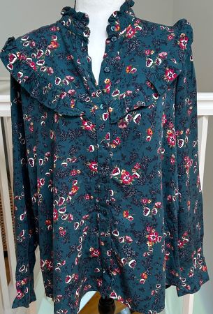 Bluse von Promod Blumenmuster , Gr. M