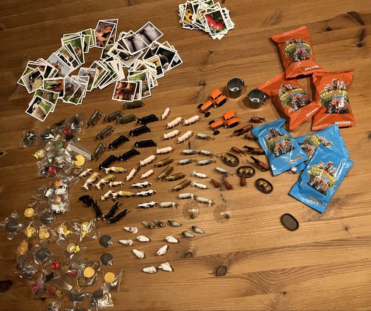 Migros Giocattoli: Grosse Farm Mania Sammlung Migros – Nuovo (secondo la descrizione) da Männedorf venduto da Qurop