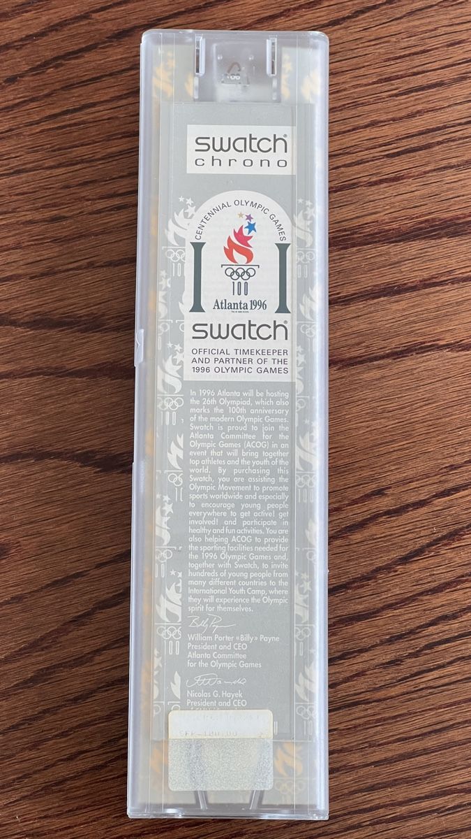 Swatch Uhren: Swatch Uhr Atlanta 1996 originalverpackt – Neu und originalverpackt aus Obernau von HansLohmann 7