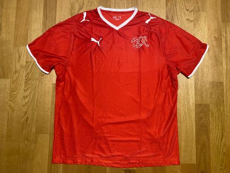 ORIGINAL SCHWEIZ NATI EM 2008 CREDIT SUISSE MAILLOT PUMA XL