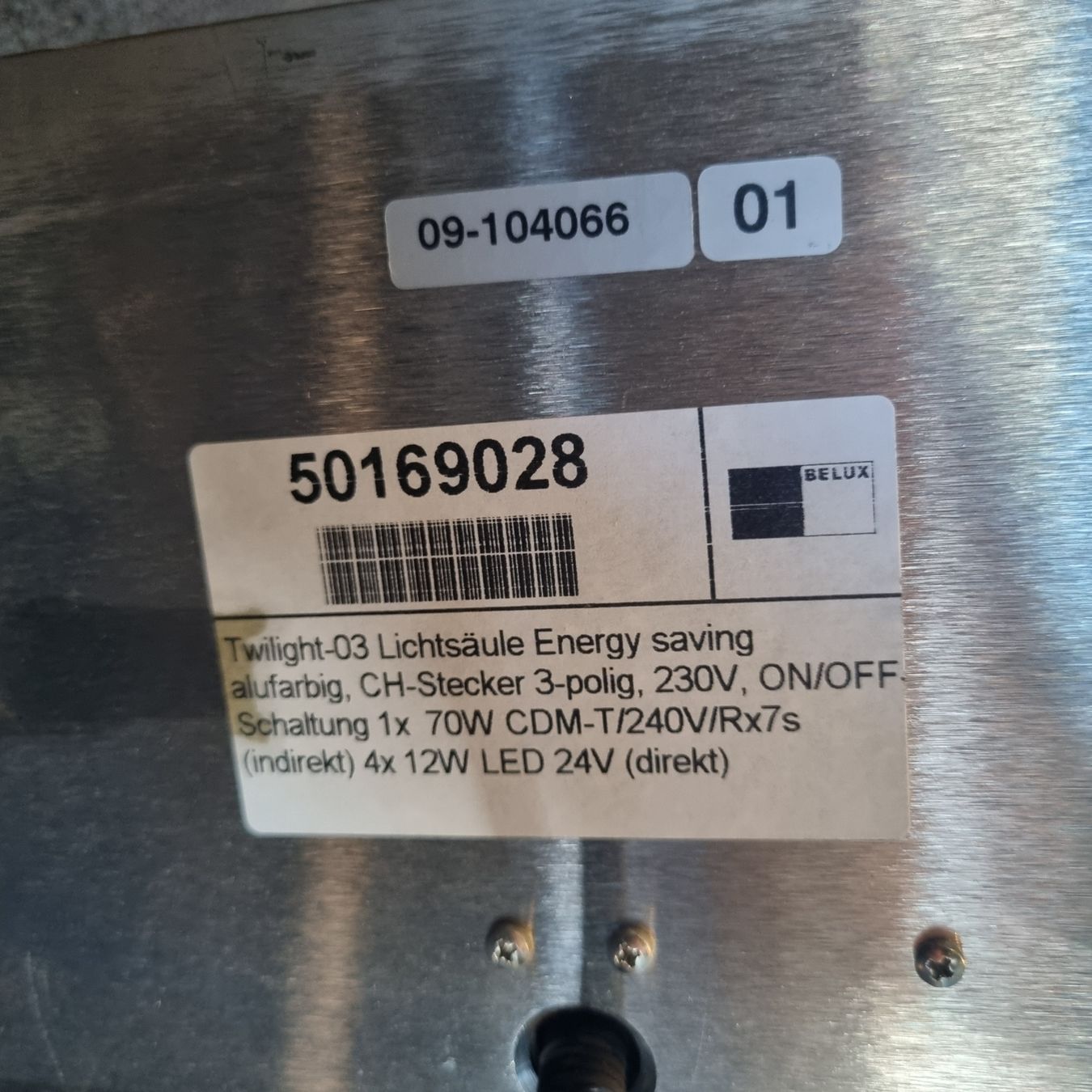 Belux Lampade: Belux Twilight Stehleuchte Halogen – Usato da Affoltern am Albis venduto da Zapro 6
