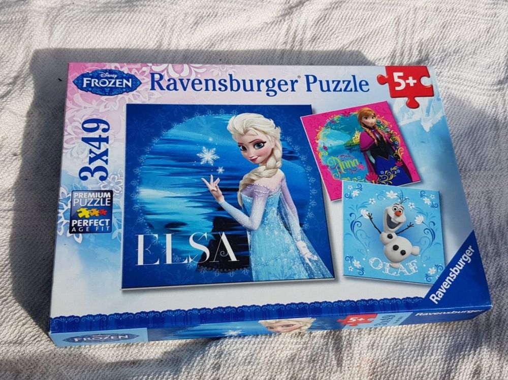 Puzzle Elsa Frozen 3 in 1 | Kaufen auf Ricardo