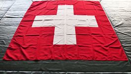 Schweizer Fahne Big - Wunderbar - Neu-Stoff - 2x2m bedruckt