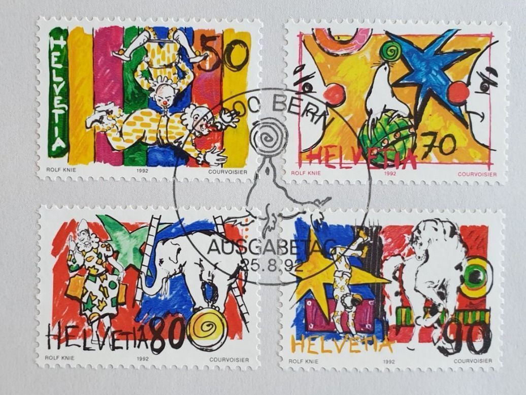 Tutti i francobolli: (933) «Zirkuswelt» – Usato da Schwarzhäusern venduto da Inot3 1