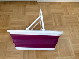 Faltbarer Eimer Behälter mit Griff 37 x 27 x 15 cm