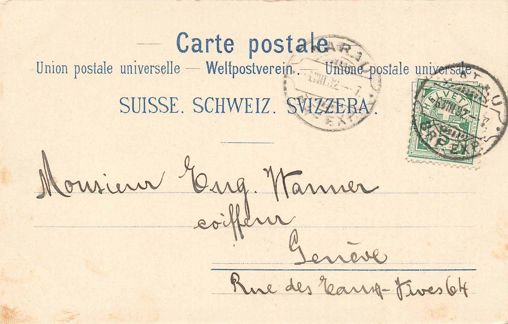 Cartoline postali: Gruss aus Aarau Litho – Usato da Biasca venduto da Blenio71 1