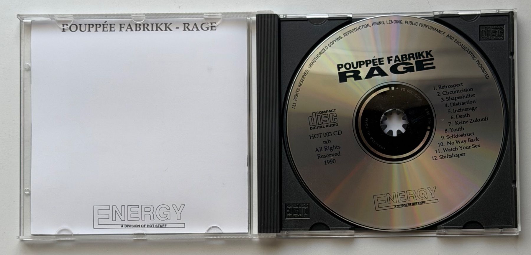 CD: Pouppée Fabrikk / Rage – Usato da Näfels venduto da rottabi 2