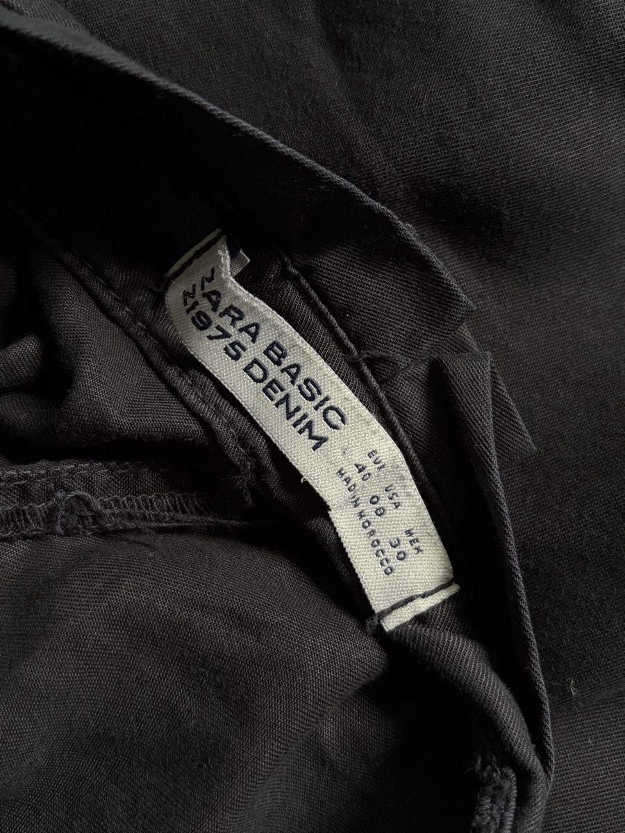 Zara Pantaloni: Zara Basic Culottes Gr. 40 Damen Sommer Hose Dunkelblau – Nuovo (secondo la descrizione) da Zürich venduto da megastored 2