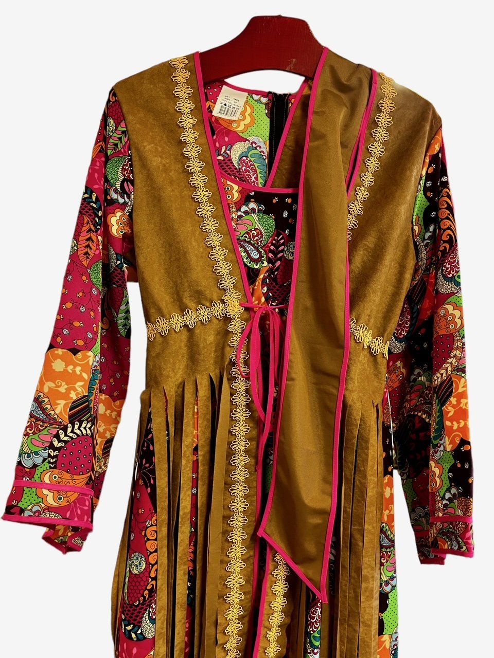 Costumi: Buntes, langes Hippie-Kleid – Nuovo (secondo la descrizione) da Ottikon venduto da lo99 1
