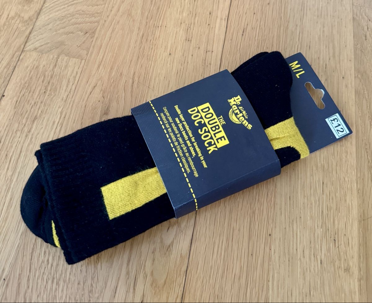 Calze: Dr. Martens Socken: The Double Doc Sock – Nuovo e nell'imballaggio originale da Basel venduto da superbusi 1