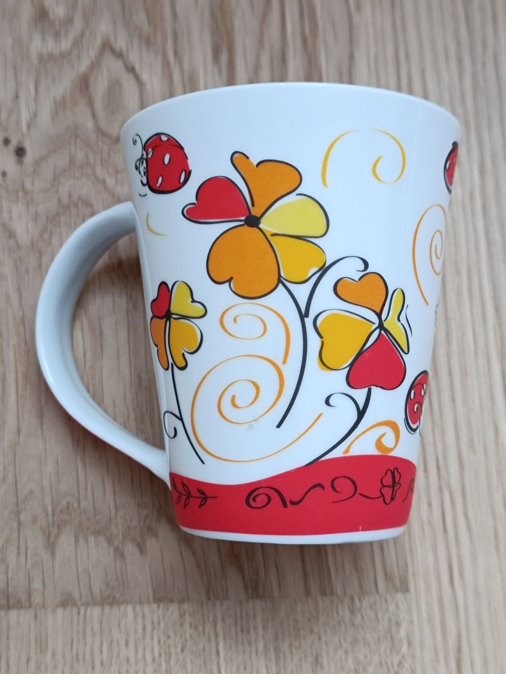 Tazze: Tasse mit Marienkäfern und Blumen – Usato da Ibach venduto da Rhv 2