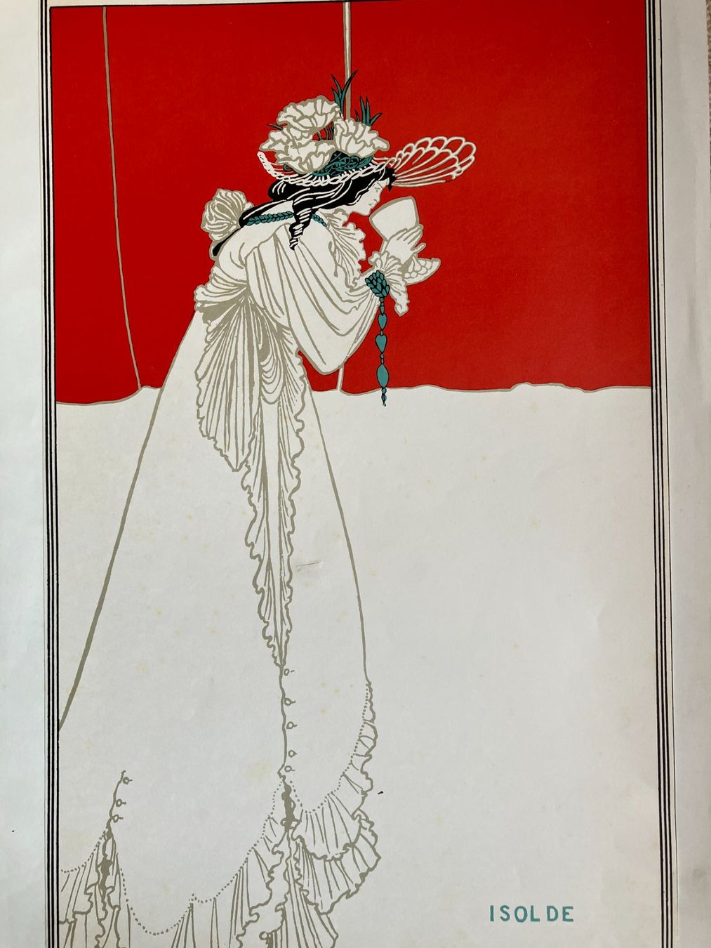 Foto & Immagini: Jugendstil, A. Beardsley, Isolde – Usato da Männedorf venduto da Amleto3 4