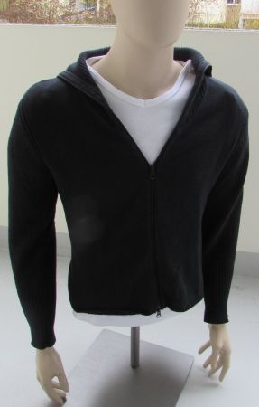 Strickjacke mit Kragen