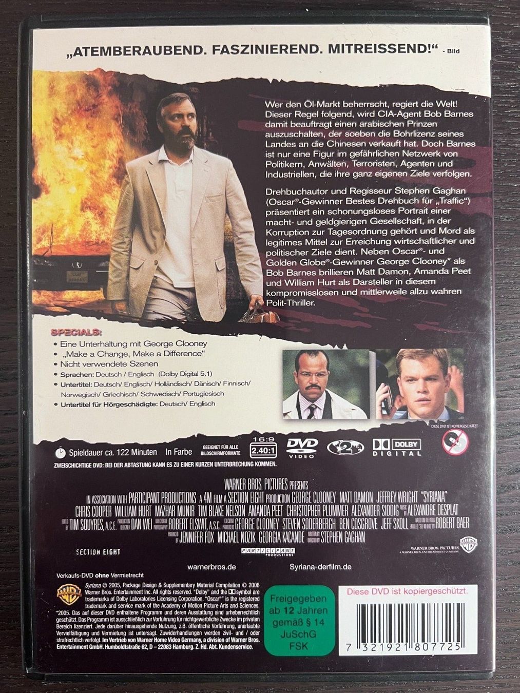 Alle DVDs: Syriana – Gebraucht aus Zürich von FilmFreunde 1