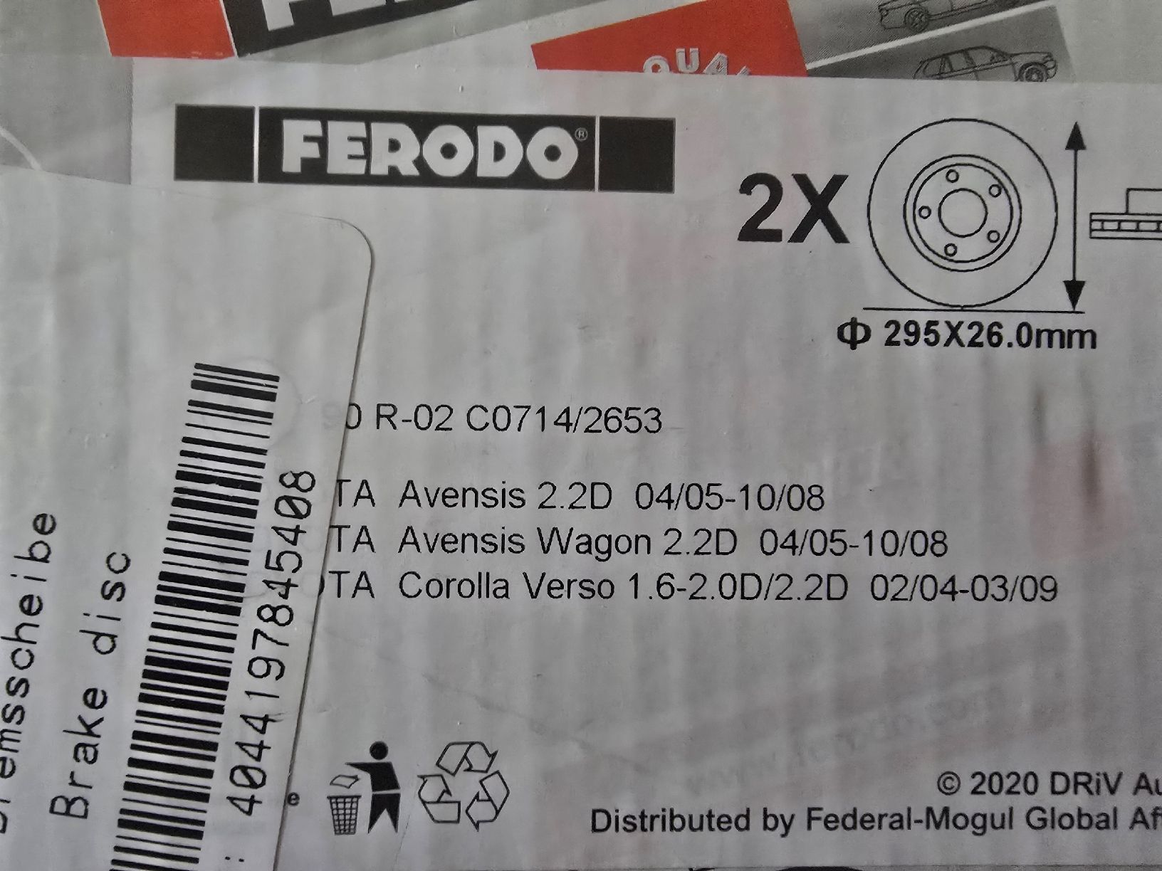 Toyota Tutti pezzi di ricambio auto: Bremsscheiben TOYOTA  – Nuovo e nell'imballaggio originale da Ittigen venduto da kon_9fkd 1