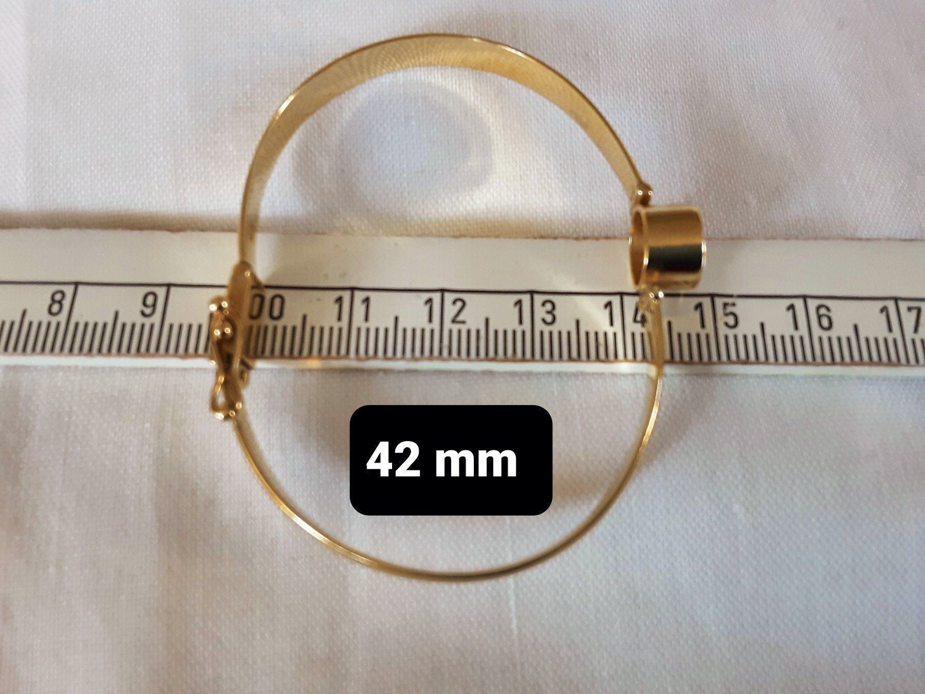 Bracciali & Braccialetti: 750 Gelbgold Armreif oval – Nuovo (secondo la descrizione) da Bern venduto da Javero 2