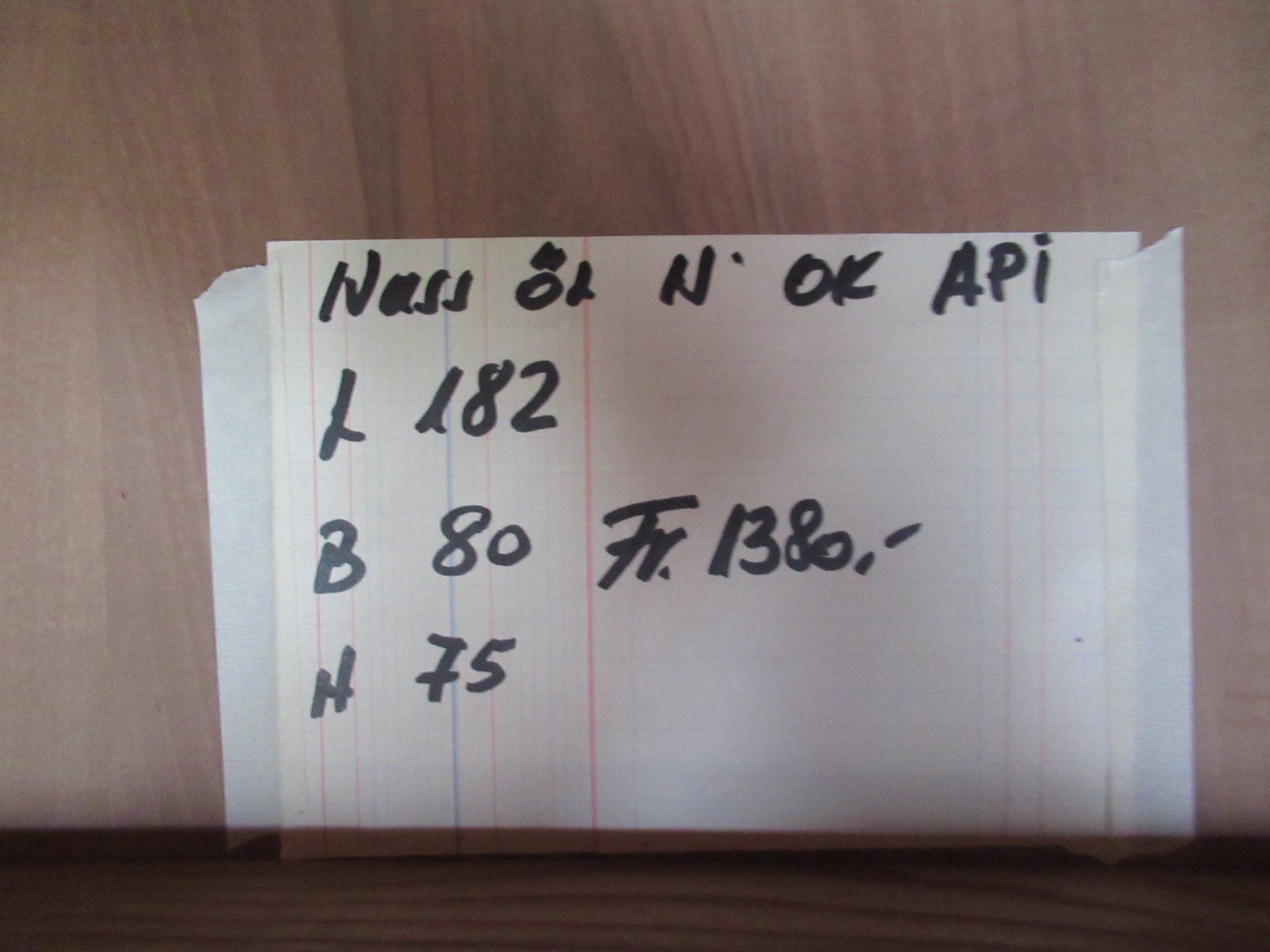 Tavoli: Beizentisch (Nuss/182) – Nuovo (secondo la descrizione) da Berg SG venduto da Pizza58 7