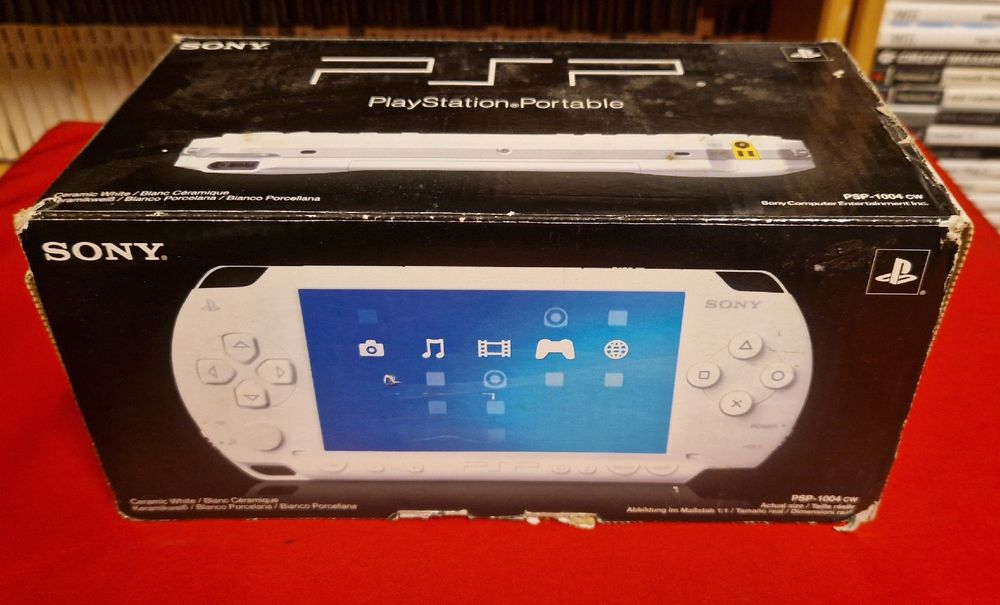 Console PSP 1000 Blanche en boîte - PSP - Console Occasion Pas Cher