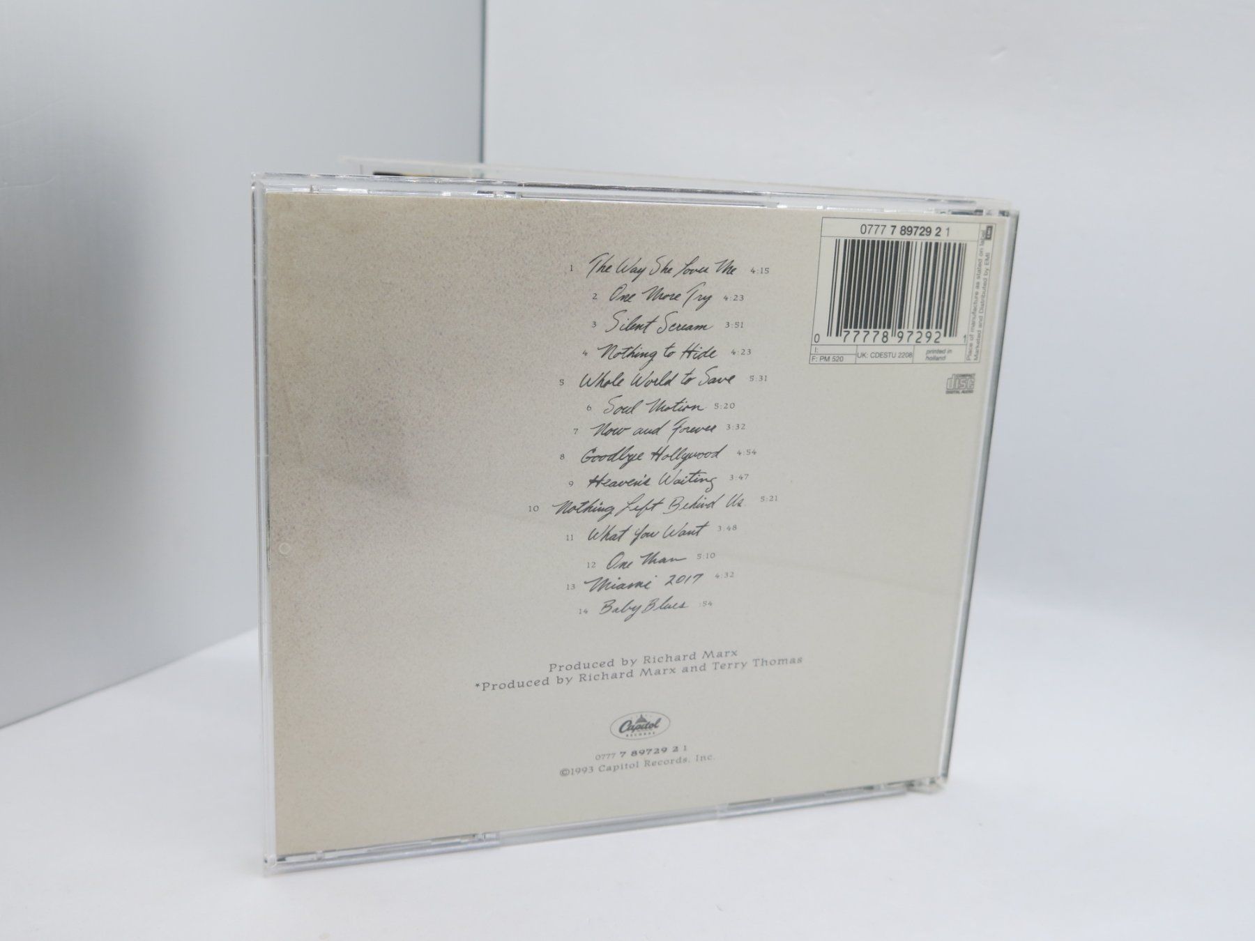 CD: CD Richard Marx – Paid Vacation – Usato da Ernetschwil venduto da luisvonerni 2