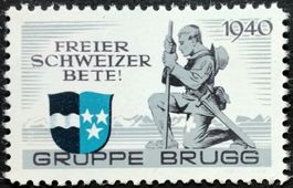 Soldatenmarke 2.WK, Gruppe Brugg, Wi Ver 1